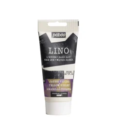 Pebeo Lino Ink 80 ml, vattenbaserad linoleumfärg – Duochrome Yellow & Purple