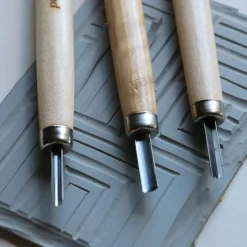Pebeo Lino Toolset 3, skärverktyg i tre varianter för linoleum och trä