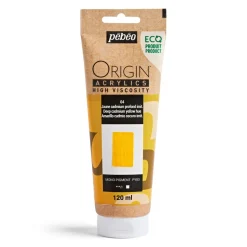 Pebeo Origin Acrylics akrylfärg 120 ml Dark cadmium yellow hue 04
