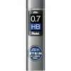 Pentel blyertsstift refill – 0,7 mm HB. Innehåller 40 stift.