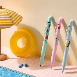 Pilot Frixion Clicker Pool Party 0,7 mm – grön pennkropp med lila bläck