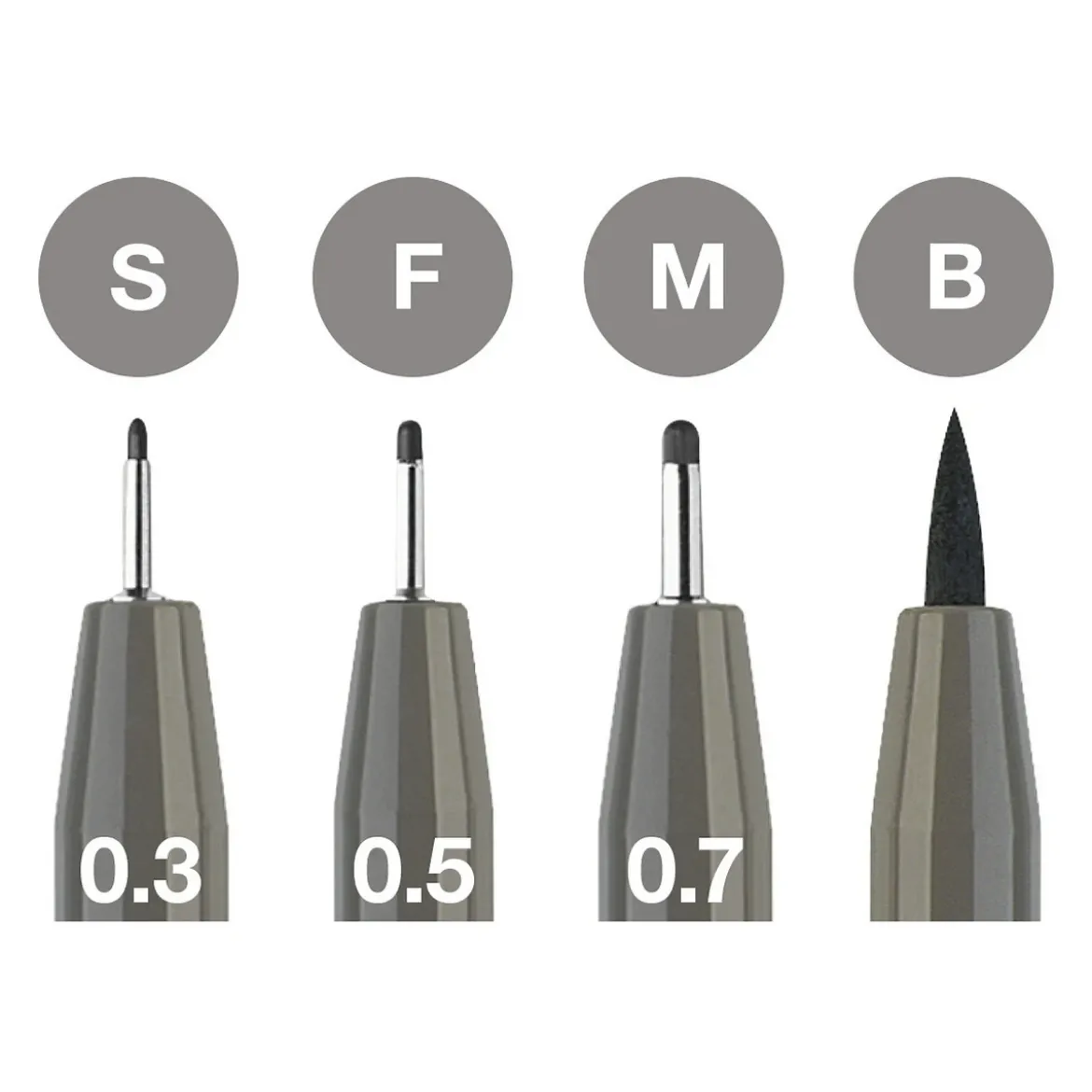PITT artist pen F Warm grey IV