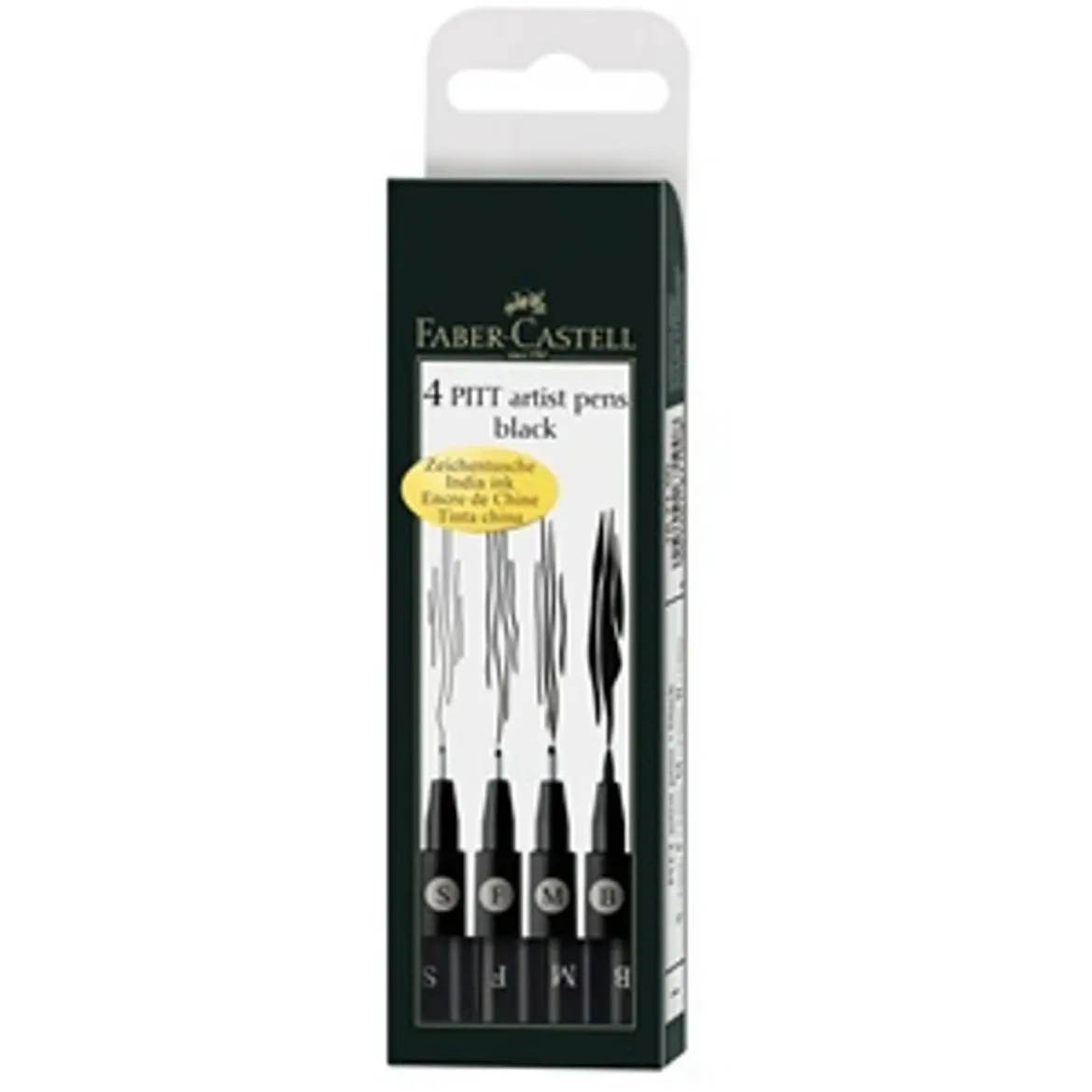 PITT artist pen set Black