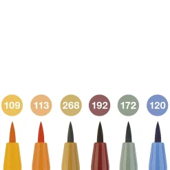 PITT artist pen set brush 6-pack – Harvest