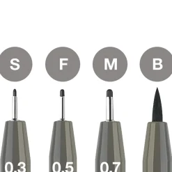 PITT artist pen set 4-pack – warm grey