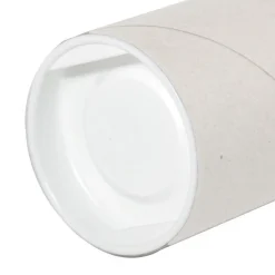 Plastlock till papptub, Ø8 cm – pris per styck