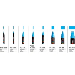 Posca Brush White 1-10 mm