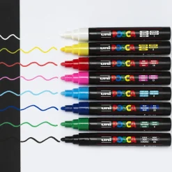 Posca PC-5M Basic Colours 8-pack