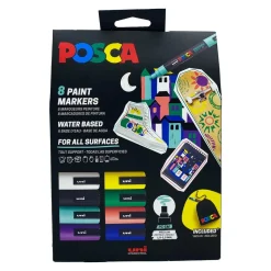 Posca PC-3M Basic colours 8-pack (0,9-1,3 mm)
