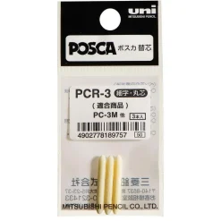 Posca replacement nibs PCR-3M, 3 st nya spetsar / extraspetsar till Posca PCR-3M