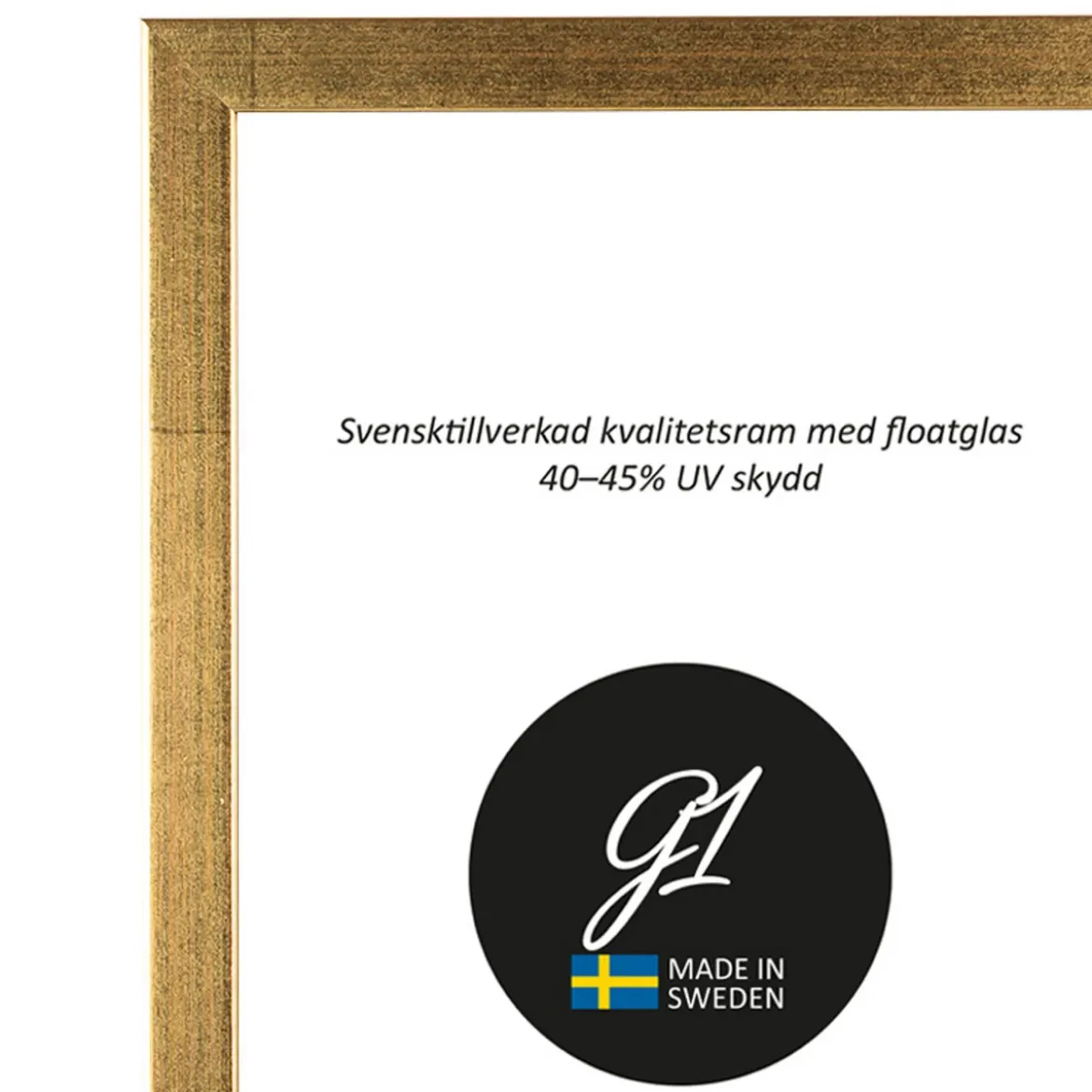 Ram 2A Guld 24x30cm