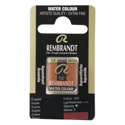 Rembrandt akvarellfärg halvkopp – Copper 805