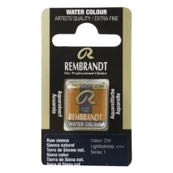 Rembrandt akvarellfärg halvkopp – Raw Sienna 234