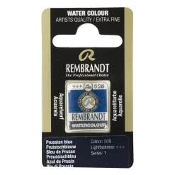 Rembrandt akvarellfärg halvkopp – Prussian Blue 508