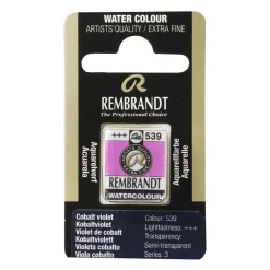Rembrandt akvarellfärg halvkopp – Cobalt Violet 539