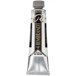 Rembrandt oljefärg 40 ml Transparent White (Safflower Oil) - 119