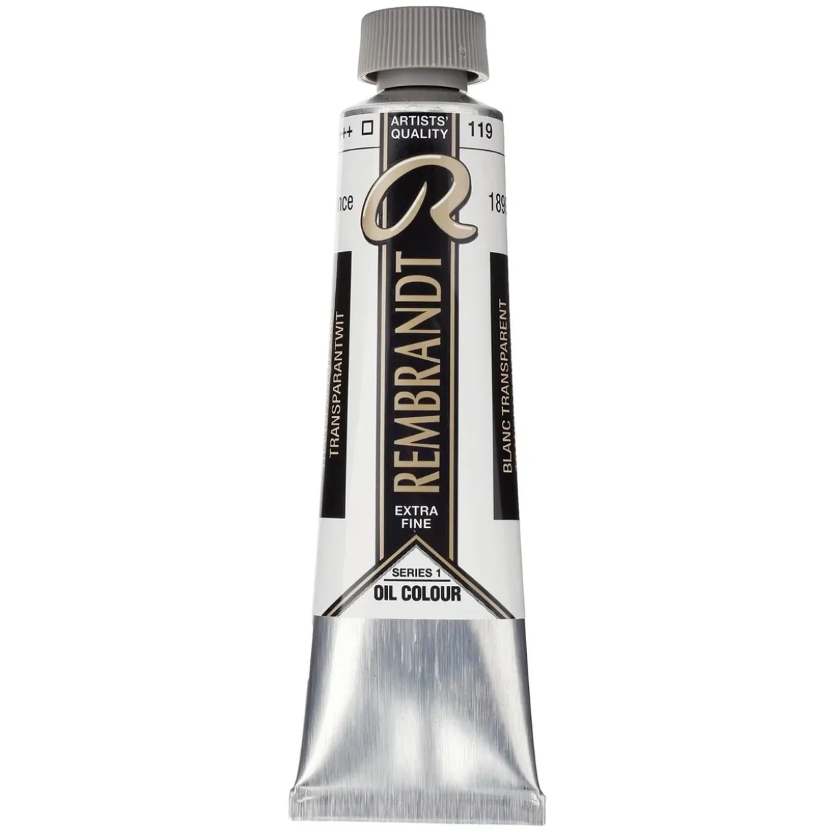 Rembrandt oljefärg 40 ml Transparent White (Safflower Oil) - 119