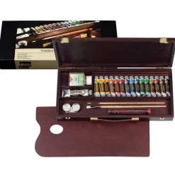 Rembrandt oljefärg Traditional box - 16 färger