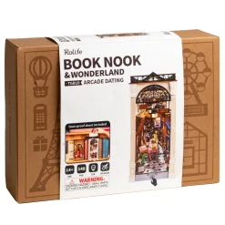 Rolife DIY Bookend Arcade Dating miniatyr diorama – TGB10, 106×195×255 mm