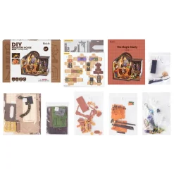 Rolife DIY The Magic Study miniatyr diorama – DG166, 210×130×190 mm