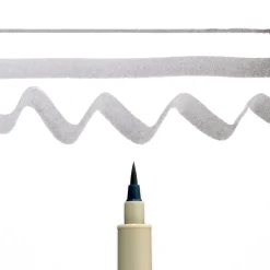 Sakura Pigma Brush Cool grey – grå penselspets