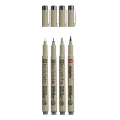 Sakura Pigma Micron light grey 4-pack