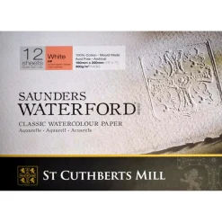 Saunders Waterford akvarellpapper 56x76 cm - 300 g slät (HP)
