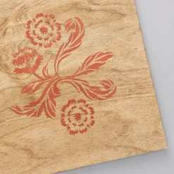 Schablon A4, stencil med blommor & blad