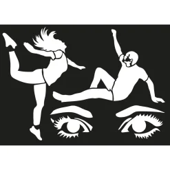 Schablon 21x30 Action Style