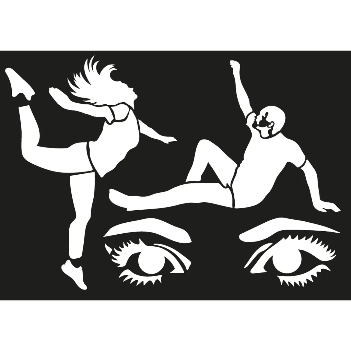 Schablon 21x30 Action Style