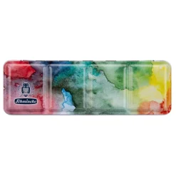 Schmincke Akademie Aquarell Kreatima Edition – akvarell-set med 12 halvkoppar