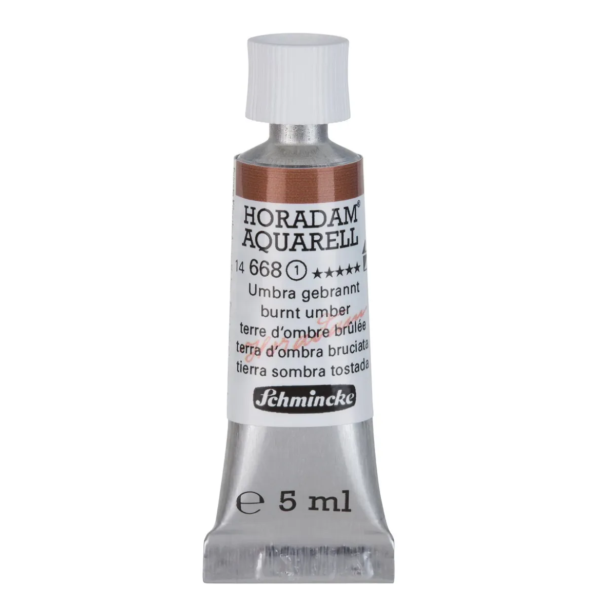 Schmincke Horadam akvarellfärg 5 ml – Burnt umber 668
