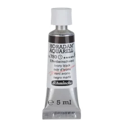 Schmincke Horadam akvarellfärg 5 ml – Ivory black 780