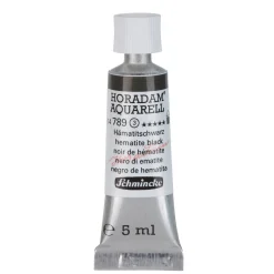 Schmincke Horadam akvarellfärg 5 ml – Hematite black 789