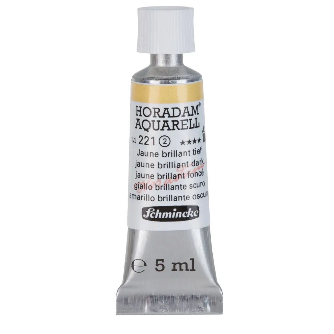 Schmincke Horadam akvarellfärg 5 ml – Jaune brilliant dark 221