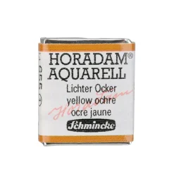 Schmincke Horadam akvarellfärg ½ kopp – Yellow ochre 655