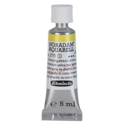 Schmincke Horadam akvarellfärg 5 ml – Chromium yellow hue lemon 211