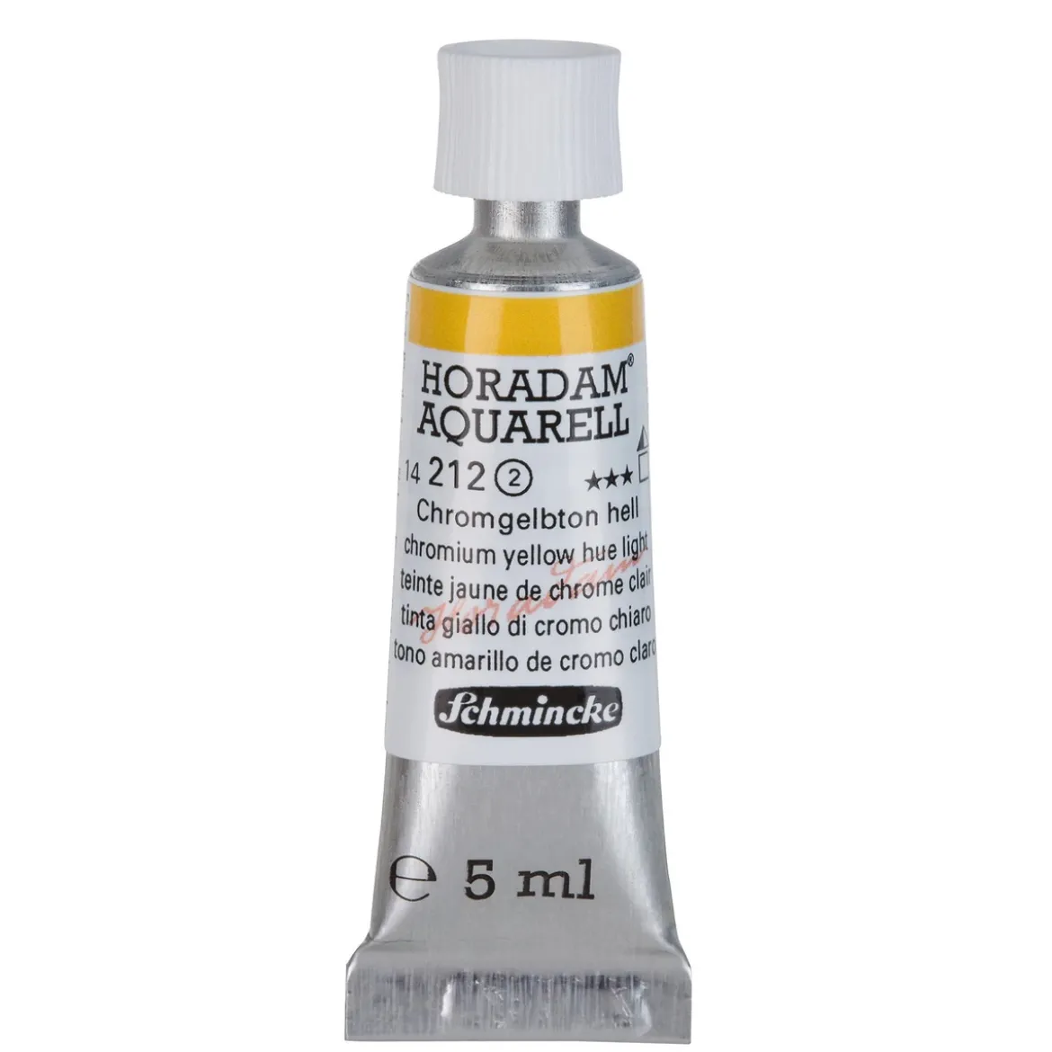 Schmincke Horadam akvarellfärg 5 ml – Chromium yellow hue light 212