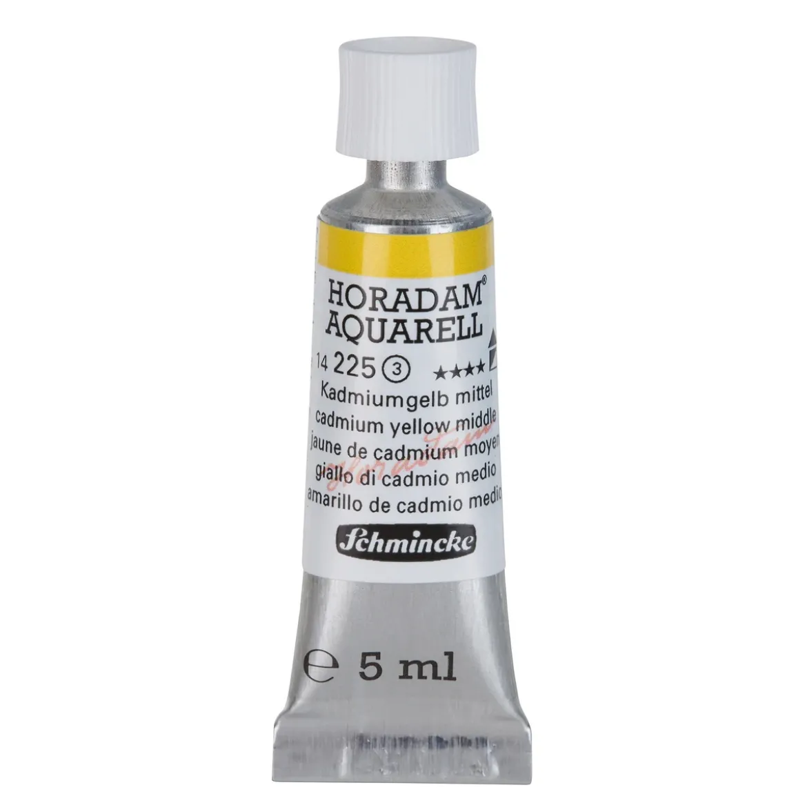 Schmincke Horadam akvarellfärg 5 ml – Cadmium yellow medium - 225