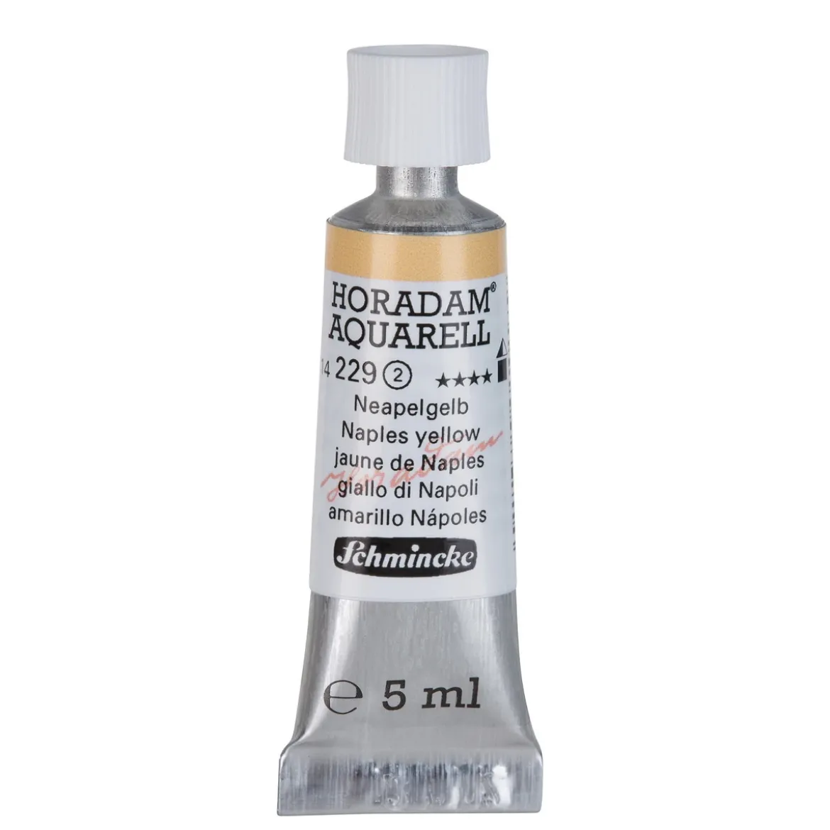 Schmincke Horadam akvarellfärg 5 ml – Naples yellow 229