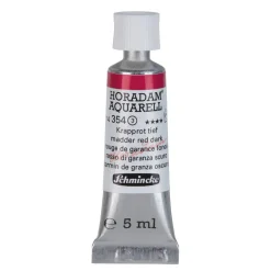 Schmincke Horadam akvarellfärg 5 ml – Madder red dark 354