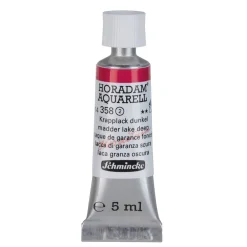 Schmincke Horadam akvarellfärg 5 ml – Madder lake deep 358