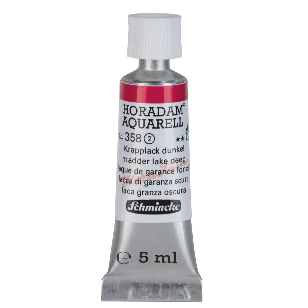 Schmincke Horadam akvarellfärg 5 ml – Madder lake deep 358
