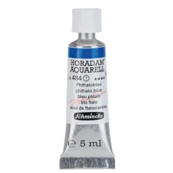 Schmincke Horadam akvarellfärg 5 ml – Phthalo blue 484
