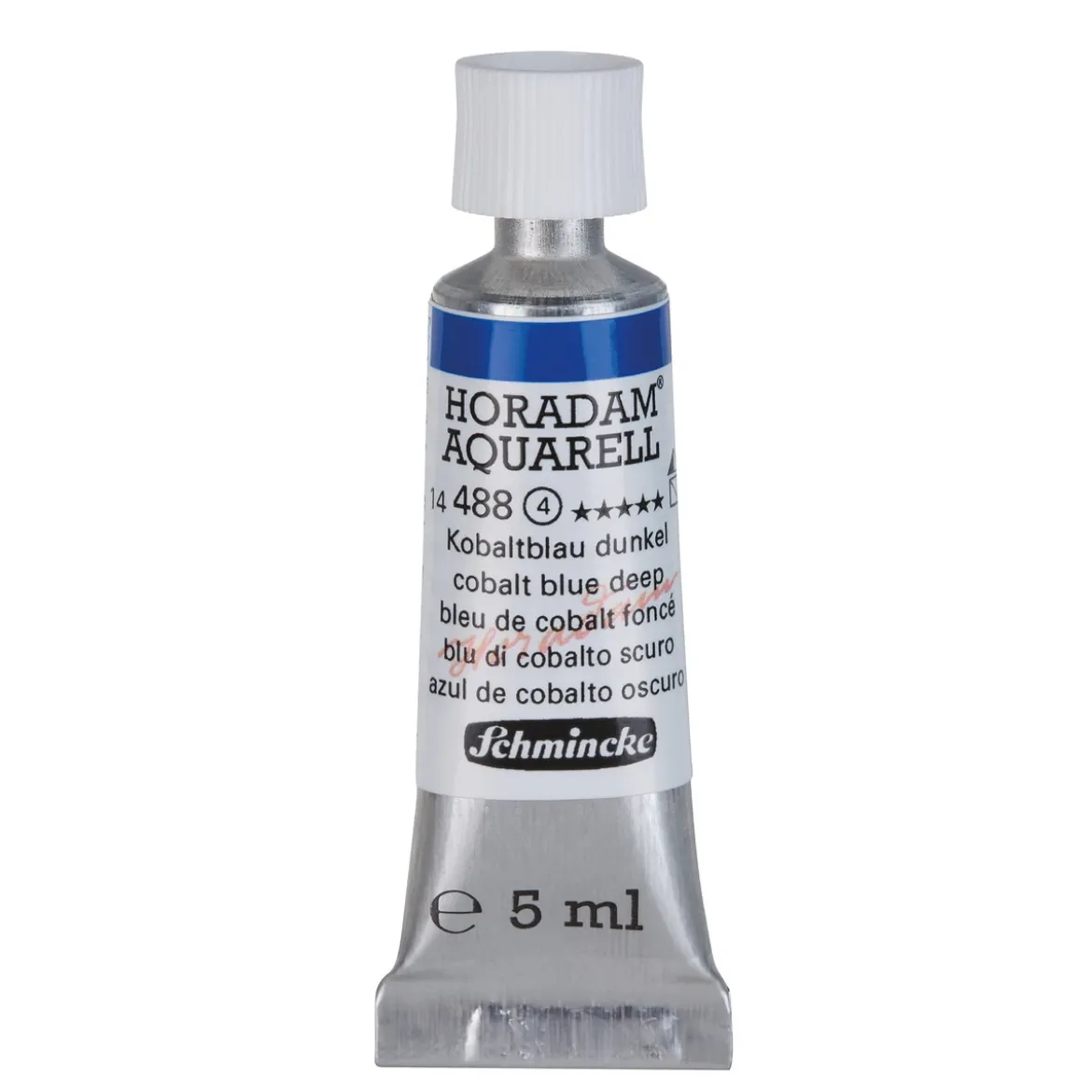 Schmincke Horadam akvarellfärg 5 ml – Cobalt blue deep 488