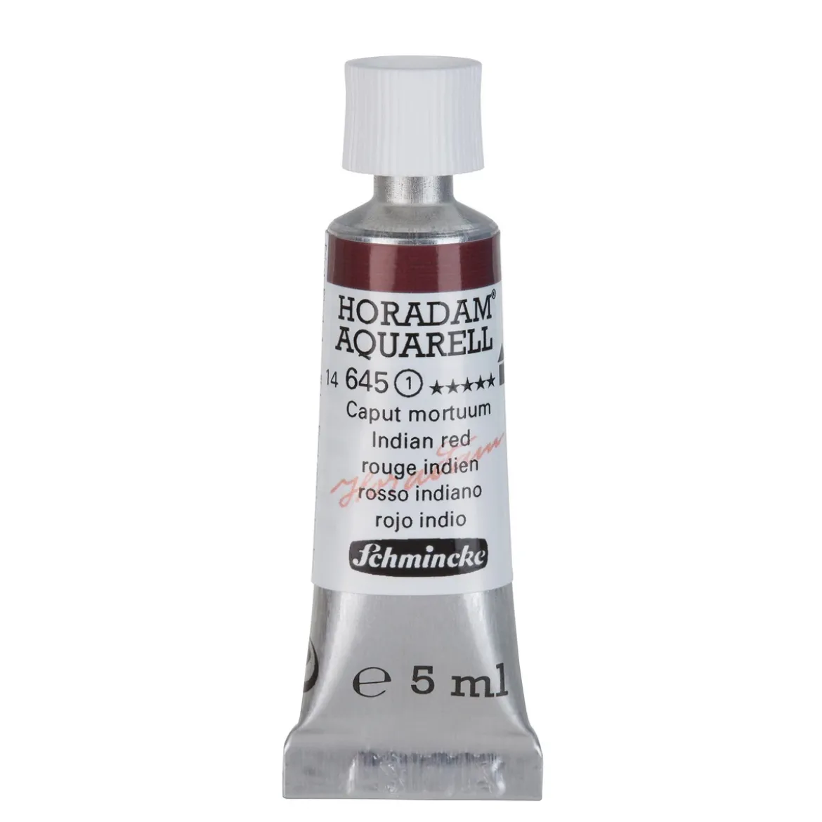 Schmincke Horadam akvarellfärg 5 ml – Indian red 645