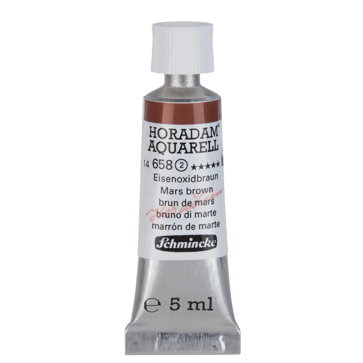Schmincke Horadam akvarellfärg 5 ml – Mars brown 658