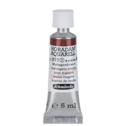 Schmincke Horadam akvarellfärg 5 ml – Mahogany brown 672