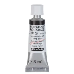 Schmincke Horadam akvarellfärg 5 ml – Lamp black 781