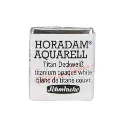 Schmincke Horadam akvarellfärg ½ kopp – Titanium opaque white 101